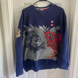 RARE VINTAGE Ecko Unlimited Marvel Comics Captain America Graphic Crewneck